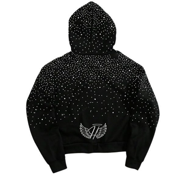 Heaven On Earth Rhinestone Hoodie
