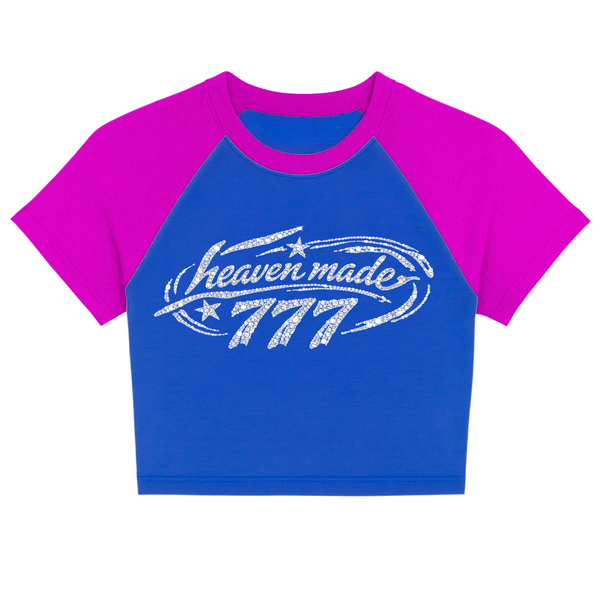 Heaven On Earth Raglan Baby Tee