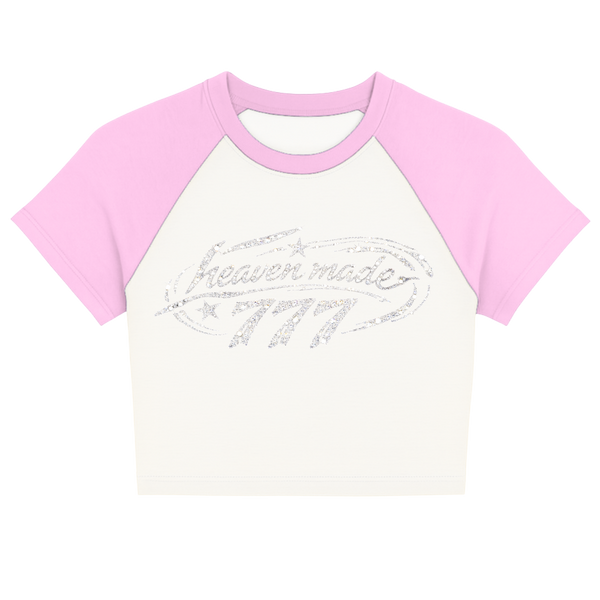 Heaven On Earth Raglan Baby Tee